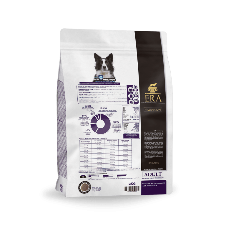 Era Dog Millennium Pollo y Faisán con arroz integral Med/Maxi