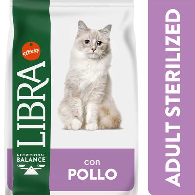 Libra Cat adulto sterilized pollo