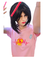 Rikku Guay, Camiseta con Diseño "Electro Corazón Perruno".
