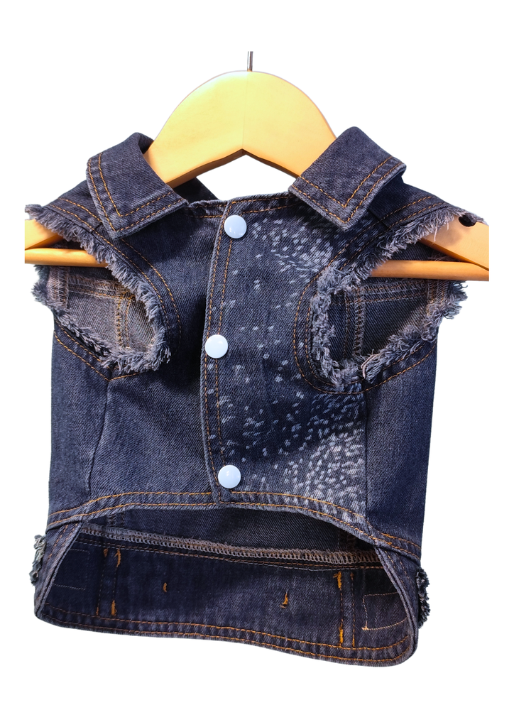 Rikku Guay, Cazadora Denim para Perro con  Estrella