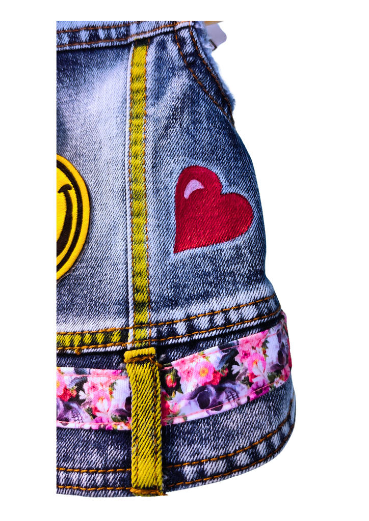 Rikku Guay, Cazadora de Denim para Perro "Star Pet" (Emoji).