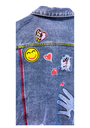 Rikku Guay, Chaqueta Cazadora de denim Manga Corta.