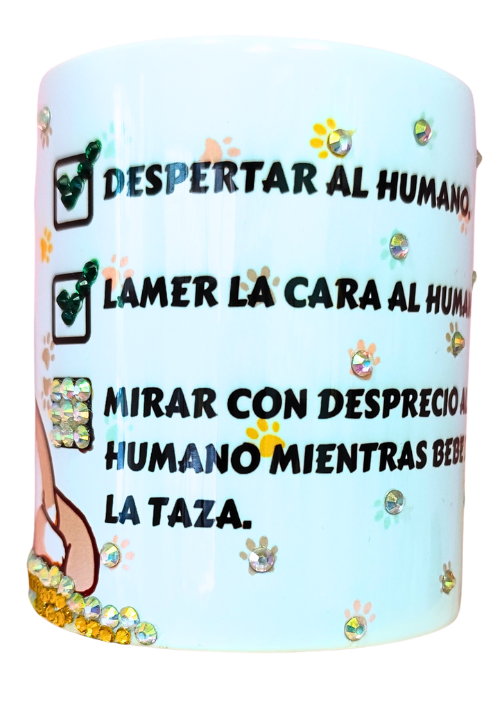 Rikku Guay, Taza de cerámica "Tareas del Gato".