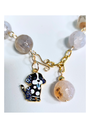 Rikku Guay, Pulsera Piedra Natural y Dije de Perrito.