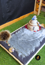 Rikku Toys Cat ALFOMBRA FELPUDA GRIS