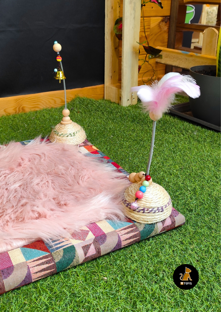 Rikku Toys Cat ALFOMBRA FELPUDA ROSA