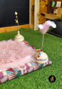 Rikku Toys Cat ALFOMBRA FELPUDA ROSA