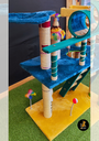 Rikku Toys RASCADOR DE TRES NIVELES 1,45CM