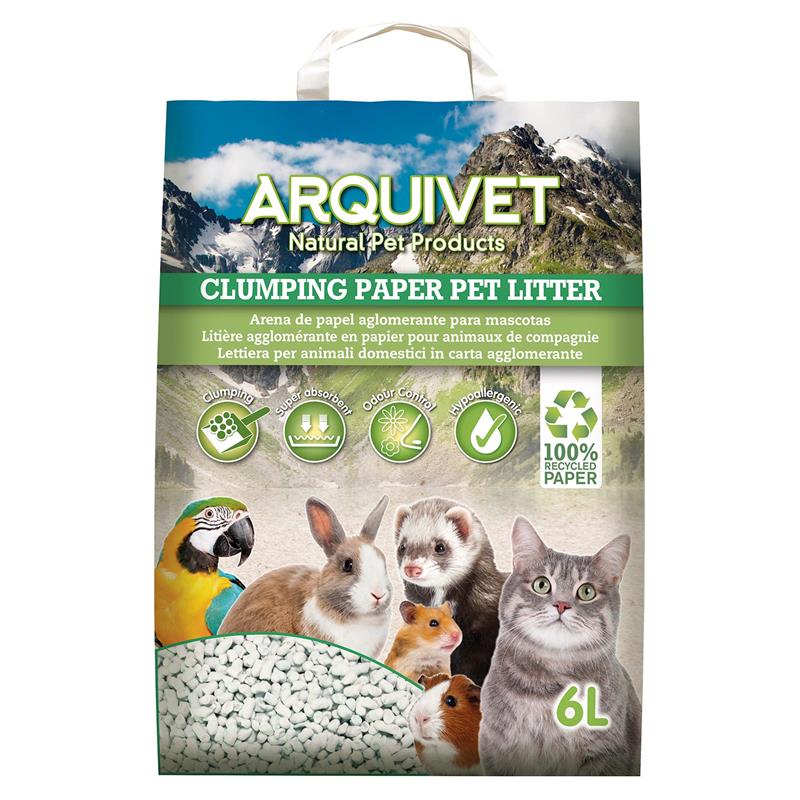 Arquivet Clumping Paper Liter (Aglomerante de papel) 6lt