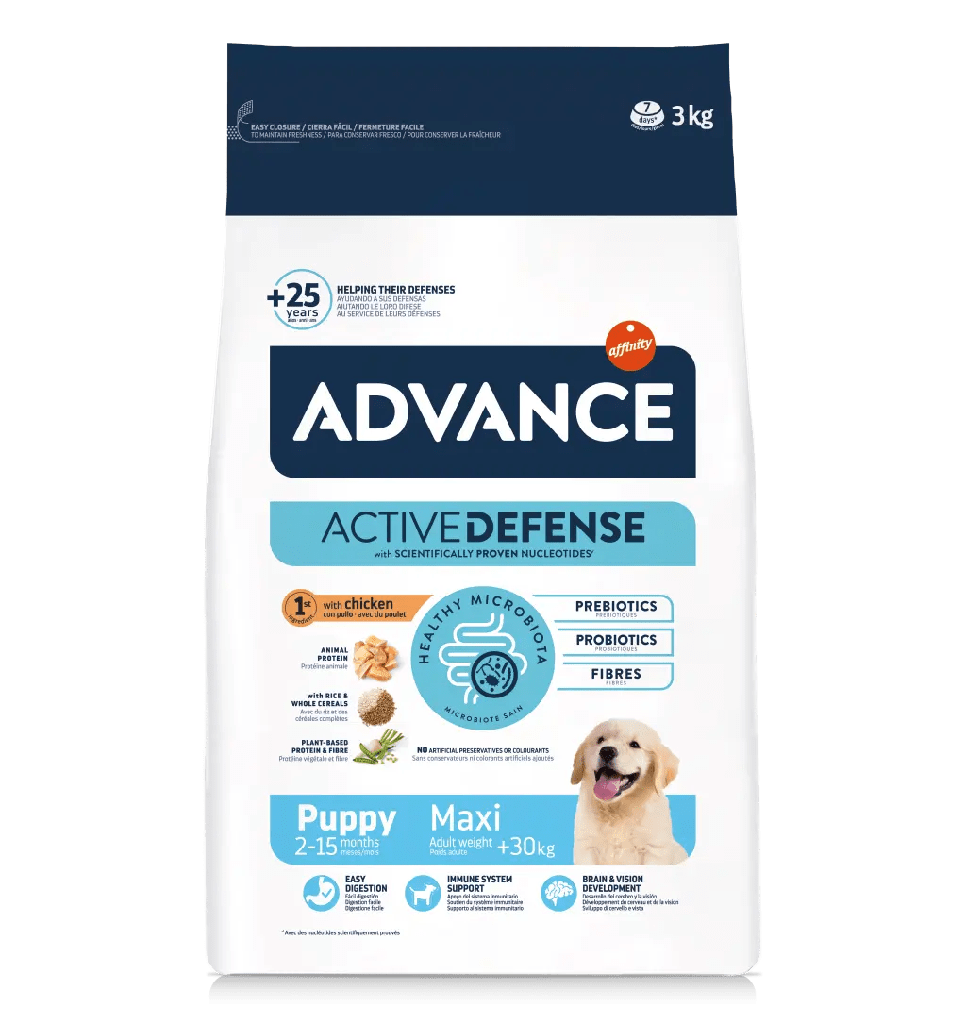 Advance Dog Puppy maxi de pollo 3k
