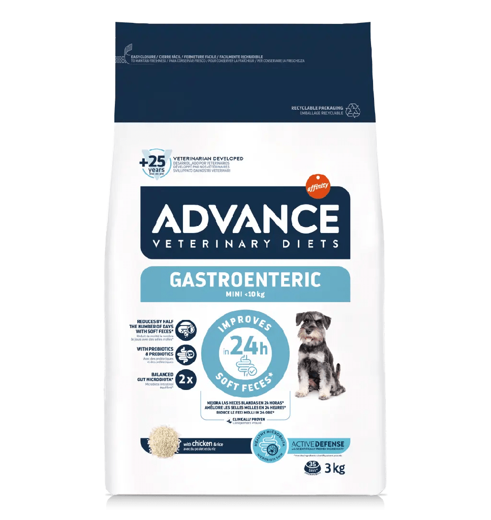 Advance Dog Dieta veterinaria Gastroenteric mini 3k