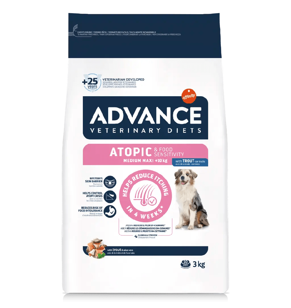 Advance Dog Dieta veterinaria Atopic trout 3k