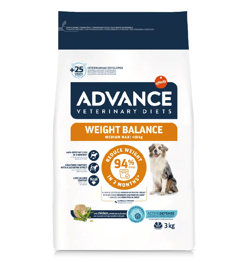 Advance Dog Dieta veterinaria Weight balance Medium-Maxi
