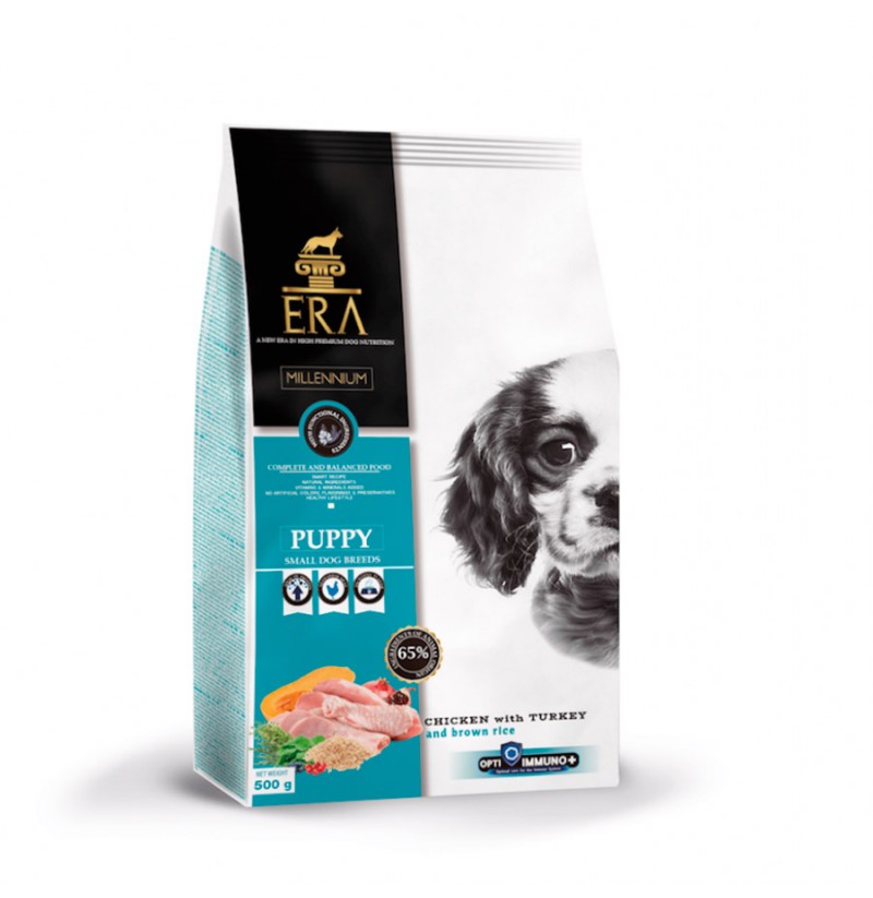 Era Dog Millennium Puppy Mini Pollo y Pavo con arroz integral