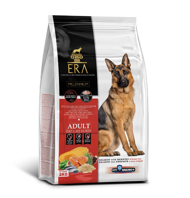 Era Dog Millennium Salmón y Arenque con arroz integral