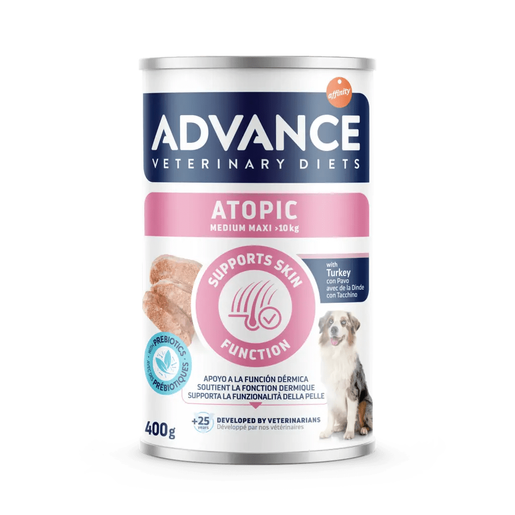 Advance Dog Medium dieta humeda atopic lata 400g