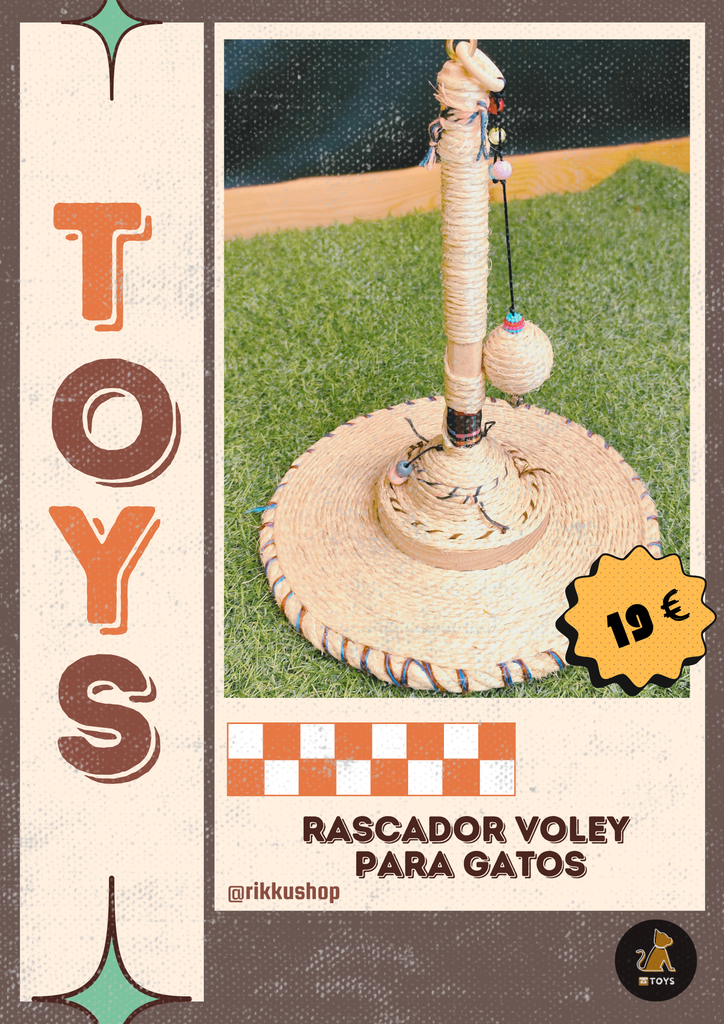 Rikku Toys Cat RASCADOR VOLEY