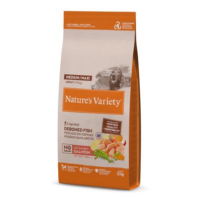 Nature's Variety  Dog NG Medium/Maxi Adult salmón No Grano