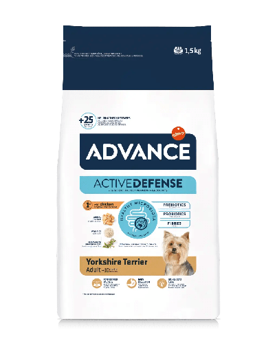 Advance Dog Yorkshire terrier de pollo