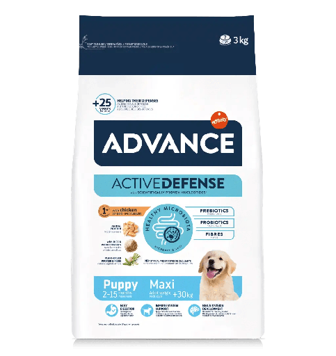 Advance Dog Puppy maxi de pollo 3k