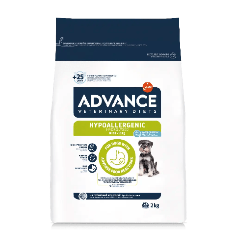Advance Dog Dieta veterinaria Hypoallergenic mini 2k