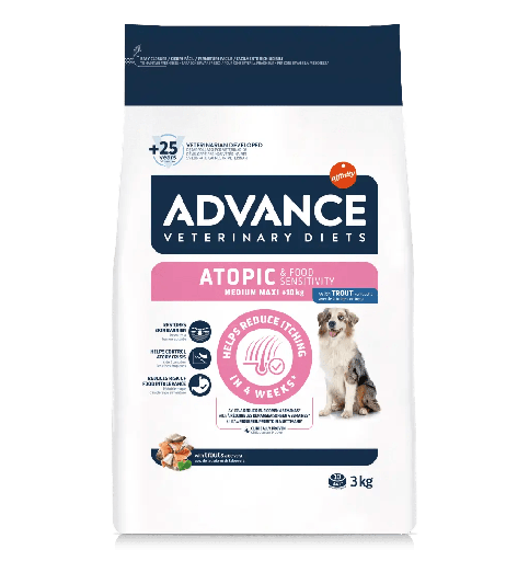 Advance Dog Dieta veterinaria Atopic trout 3k