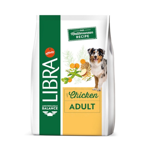 Libra Dog adulto con Pollo