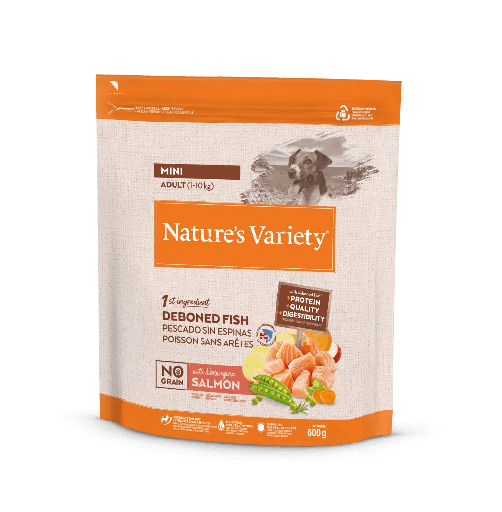 Nature´s Variety Dog mini Salmón grain free