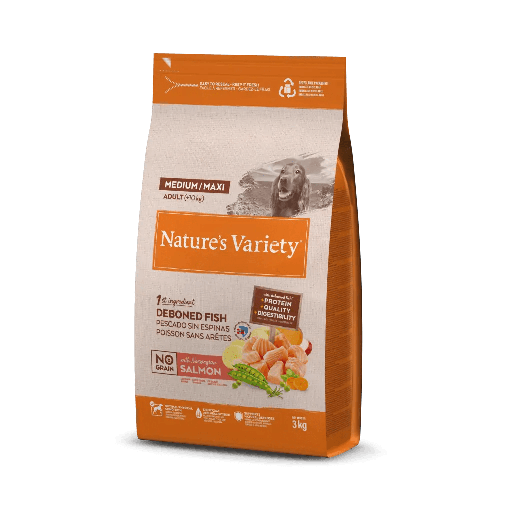 Nature´s Variety Dog Medium-Maxi Salmón No grain