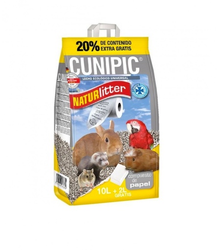 [8437020409056] CUNIPIC Naturlitter Lecho de Papel roedores