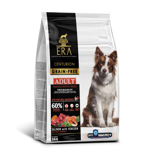 Era Dog Centurion Grain Free de Salmón y Venado 2kl Med/Maxi