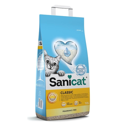 Sanicat Arena Sepiolita Clásica sin Aroma 10L