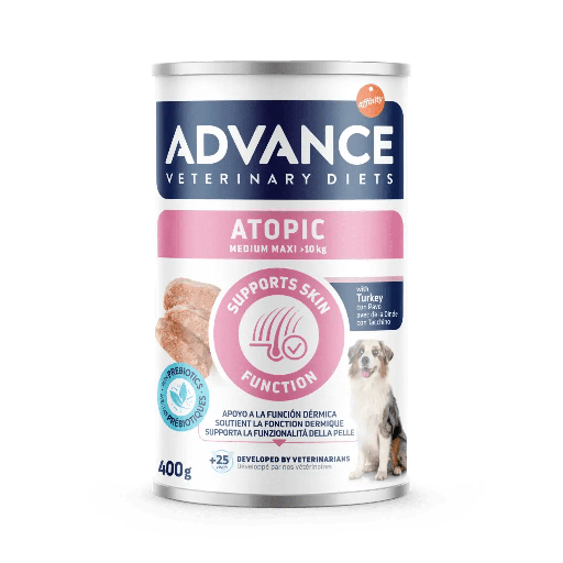 Advance Dog Medium dieta humeda atopic lata 400g