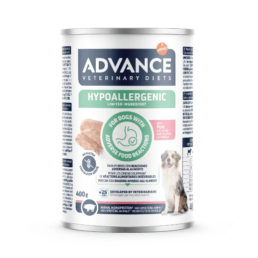 Advance Dog Medium dieta humeda Hypoallergenic lata 400g