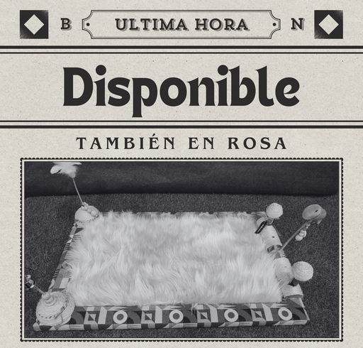 Rikku Toy Cat alfombra felpuda rosa