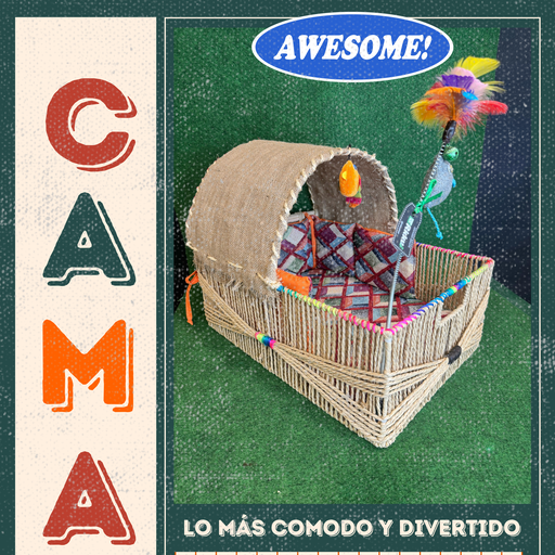 Rikku Toy Cat cama interactiva