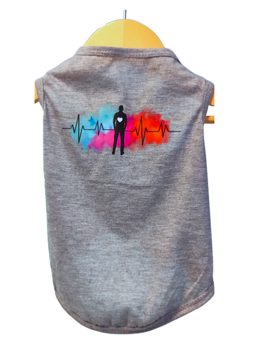 Rikku Guay, Camiseta para Perro con Diseño "Electro Daddy".