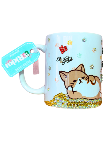 Rikku Guay, Taza de cerámica "Tareas del Gato".